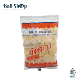 Kerupuk Bawang Super 33 200gr | Raw Garlic Crackers 200gr
