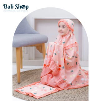 Children Prayer Set – Mukena Anak Size L (approx. 6-7 years old)