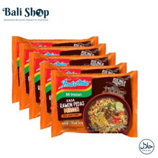 Indomie Kuah Rawon Pedas Mercon 5pcs