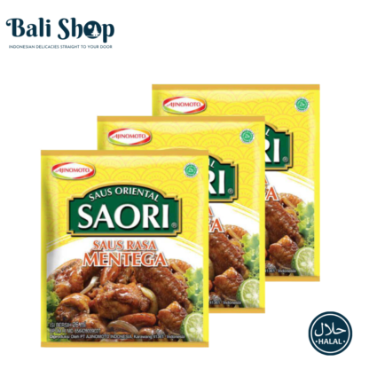 SAORI Saus Rasa Mentega 3 x 26ml