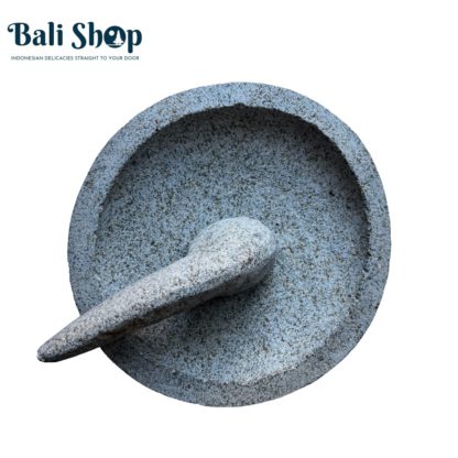 Cobek Batu - Shallow mortar + pestle