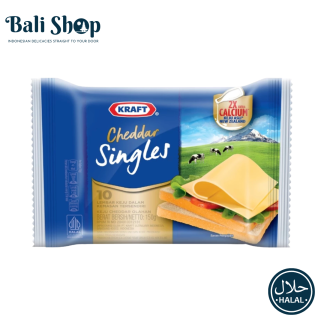 Keju Kraft Cheddar Singles (10 slices) 150gr
