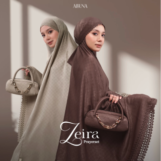 Mukena Dewasa Prayer Set ZEIRA Lasercut – Berbagai warna