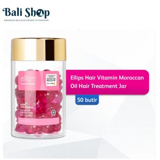 Ellips Hair Vitamin - Moroccan Oil Hair Treatment Jar 50 Butir